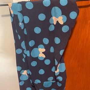 TC Minnie leggings with polka dots Disney